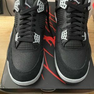 Air Jordan 4 Retro SE (Black Canvas)